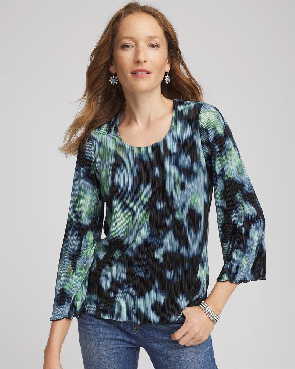 Chico's | Bodre Flare Sleeve Top/ Black