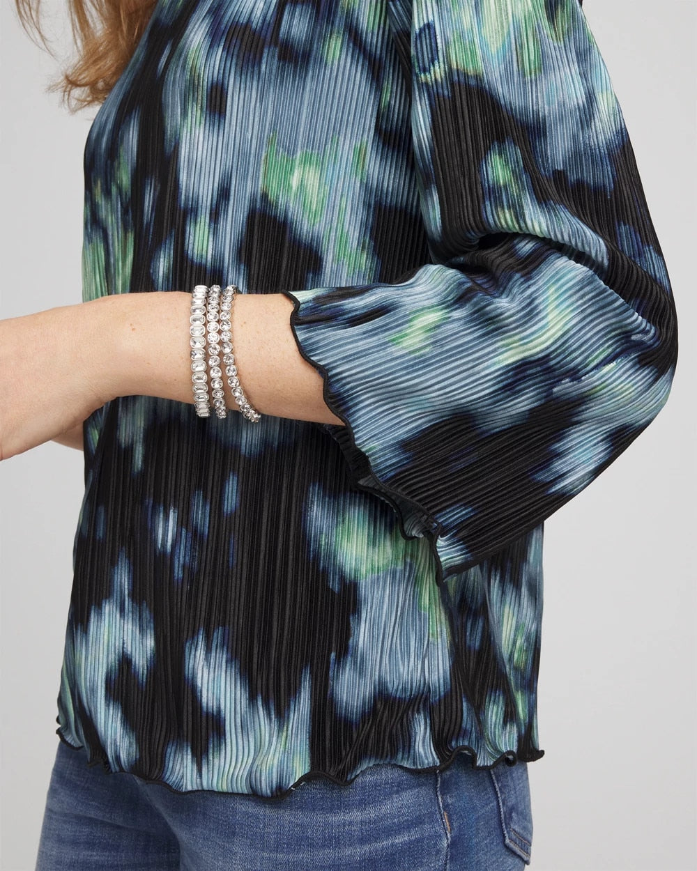 Chico's | Bodre Flare Sleeve Top/ Black