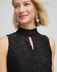 Chico's | Burnout Mockneck Tank/ Black