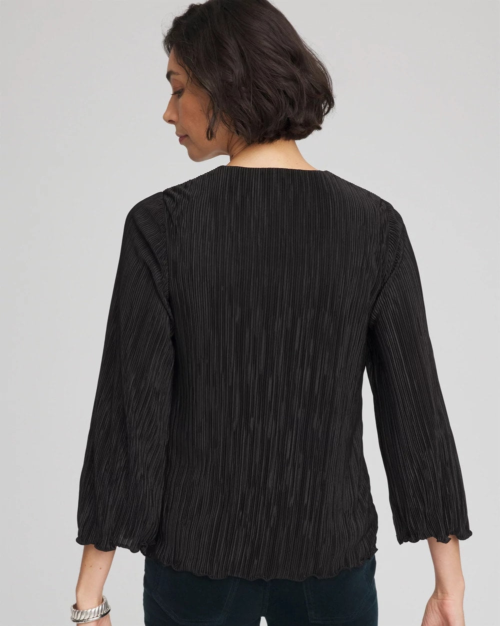 Chico's | Bodre Flare Sleeve Top/ Black