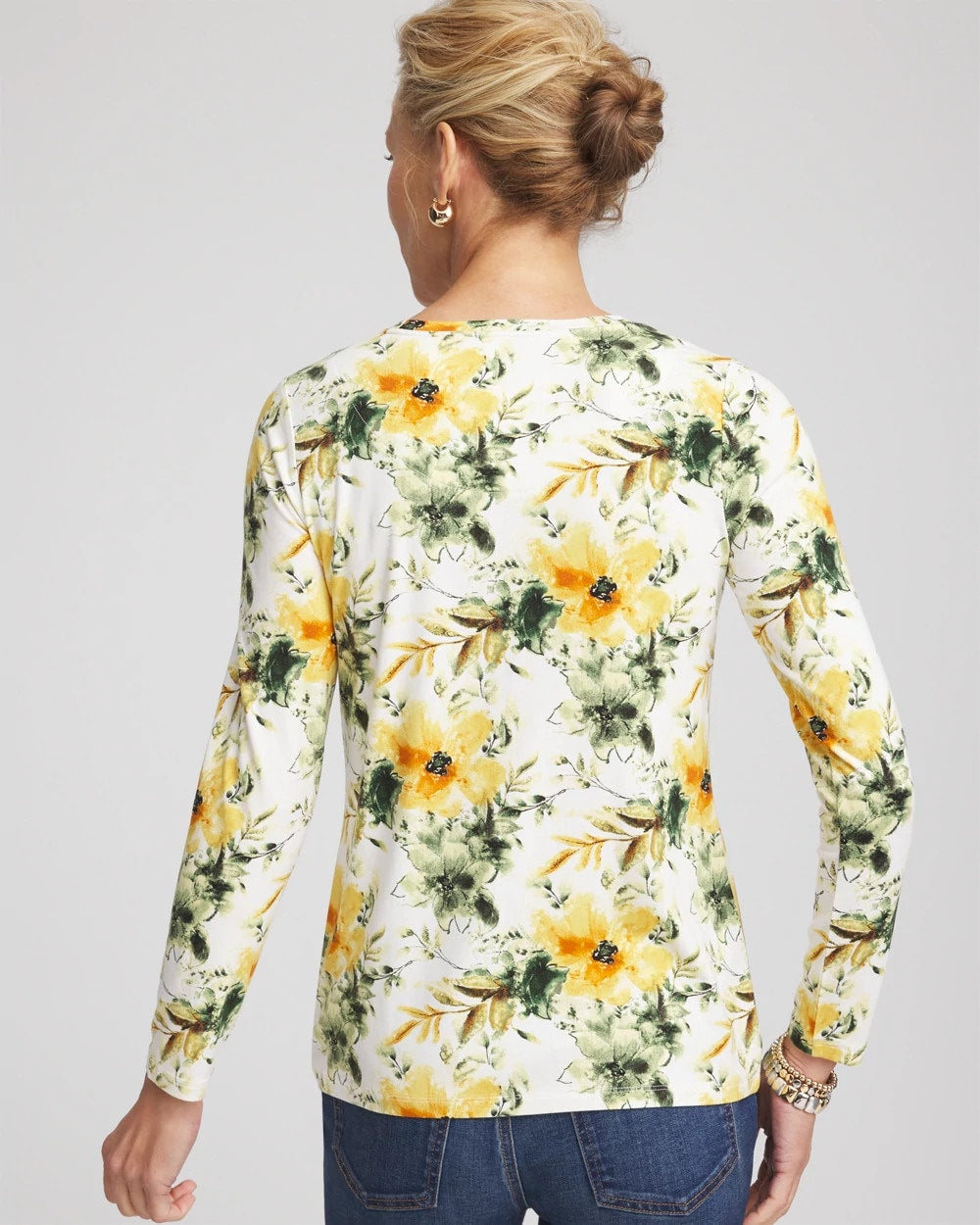 Chico's | Garden Touch of Cool™ Layering Tee/ Ecru