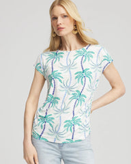 Chico's | Cap Sleeve Dolman Tee/ Alabaster
