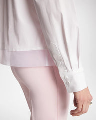 Chico's | Poplin Organza Collared Shirt/ Alabaster