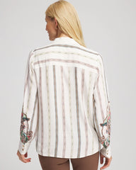 Chico's | Silky Classic-Fit Shirt/ Ecru