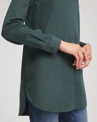 Chico's | No Iron™ Long-Sleeved Tunic/ Darkest Spruce