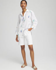 Chico's | No Iron™ Island Linen Shirt/ Optic White