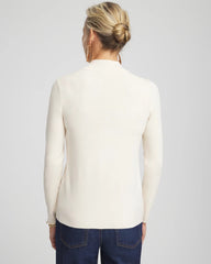 Chico's | Ella Mockneck Sweater/ English Cream