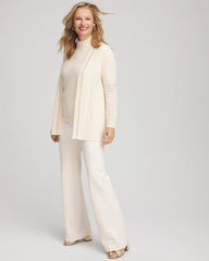 Chico's | Cashmere Pearl-Trim Cardigan/ Cream
