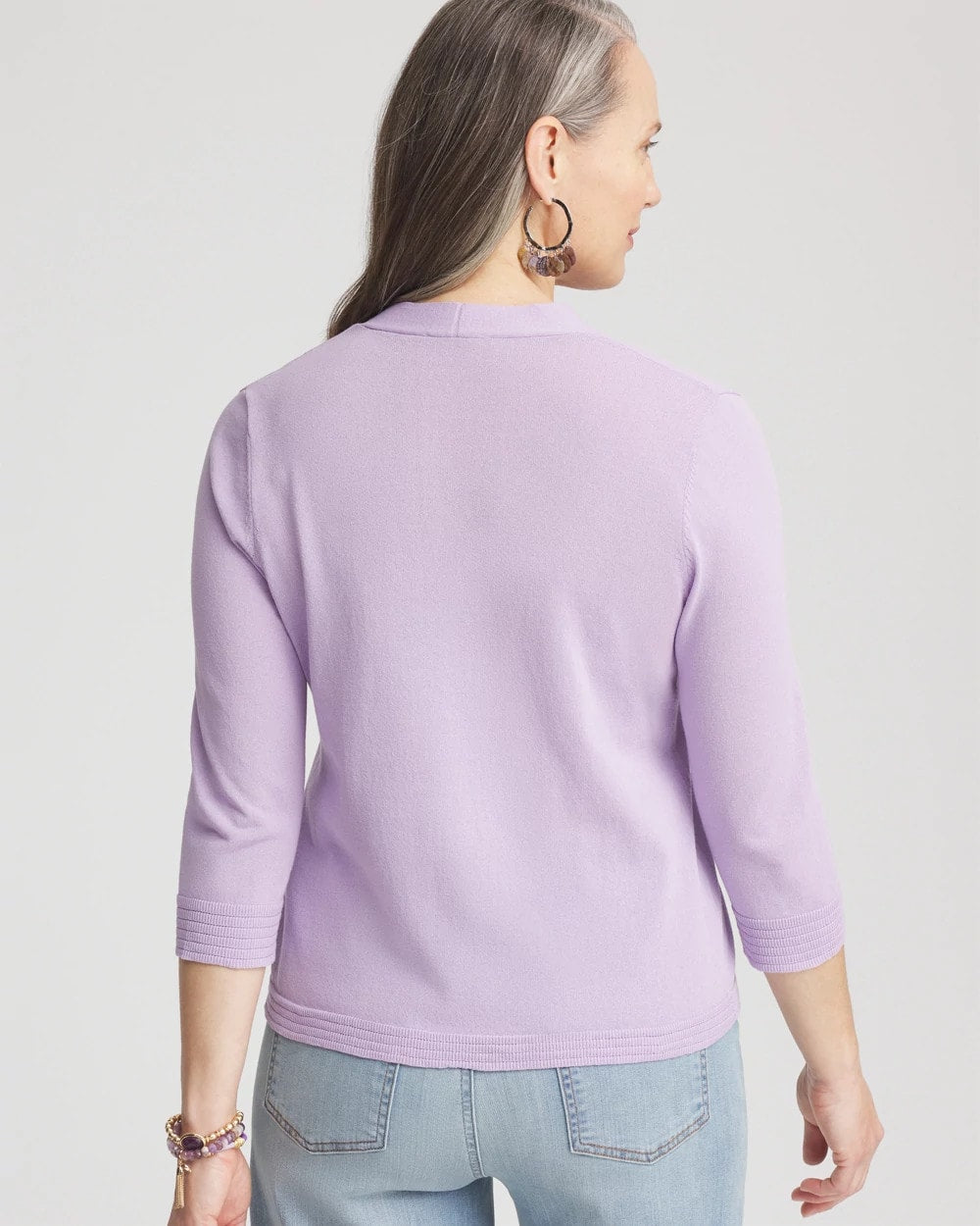 Chico's | Summer Romance Short Cardigan/ Gentle Lavender