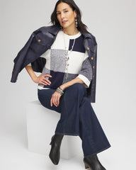 Chico's | Dolman Sleeve Pullover Sweater/ Passport Blue