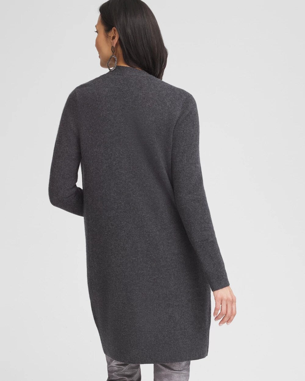 Chico's | Cashmere Duster Cardigan/ Dark Gray