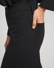 Chico's | Five-Pocket Wide-Leg Ponte Pants/ Black