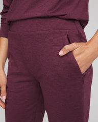 Chico's | Zenergy® Cloud Tapered Ankle Pants/ Blackened Burgundy