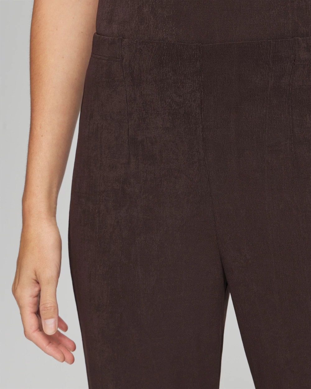 Chico's | Petite Travelers™ No Tummy Pants/ Cocoa Bean