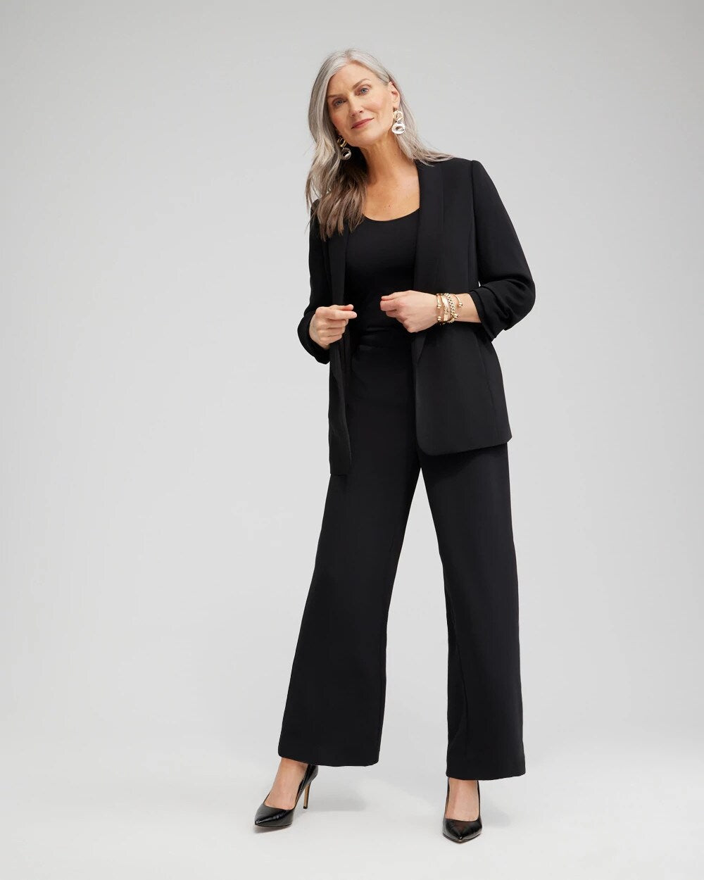 Chico's | Wide Leg Soft Pants/ Black