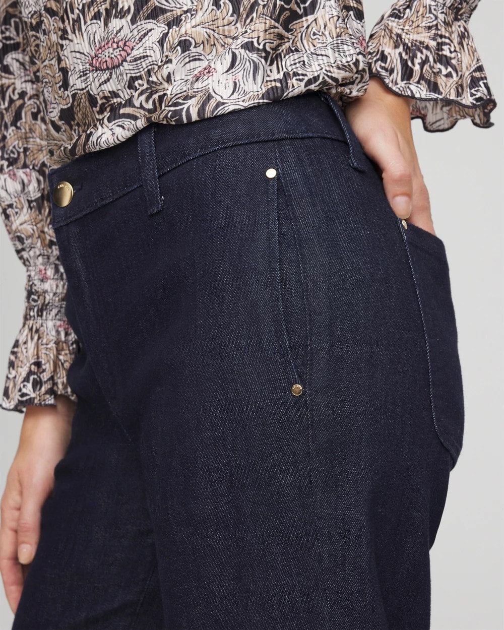 Chico's | High-Rise Trouser Jeans/ Cedar Rinse
