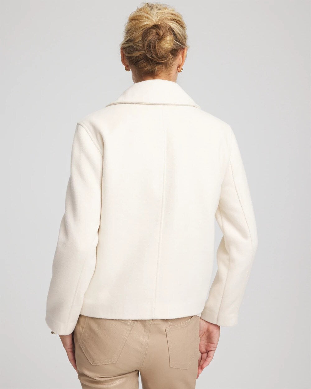 Chico's | Wool Peacoat/ English Cream
