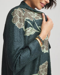 Chico's | Travelers™ Collection Artisanal Crushed Reversible Jacket/ Darkest Spruce