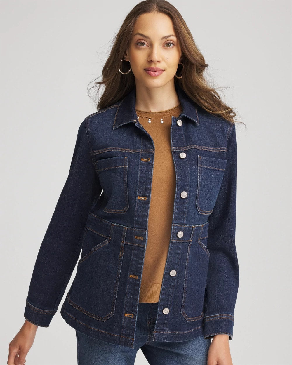 Chico's | Denim Field Jacket/ Morning Star Indigo