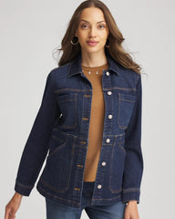 Chico's | Denim Field Jacket/ Morning Star Indigo