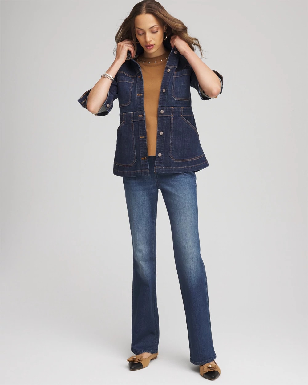 Chico's | Denim Field Jacket/ Morning Star Indigo