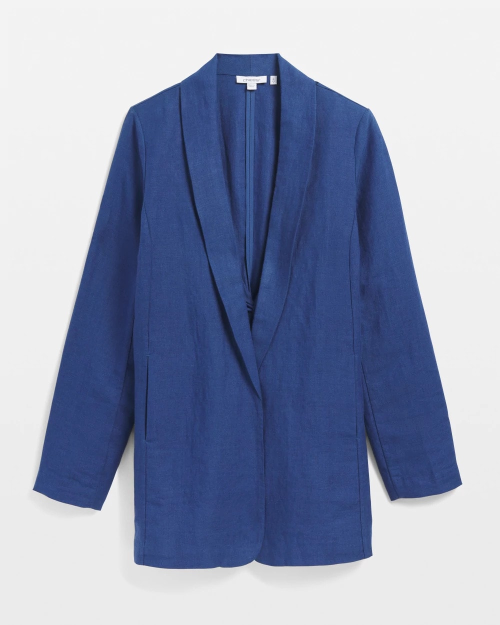 Chico's | Linen Blazer/ Naval Indigo