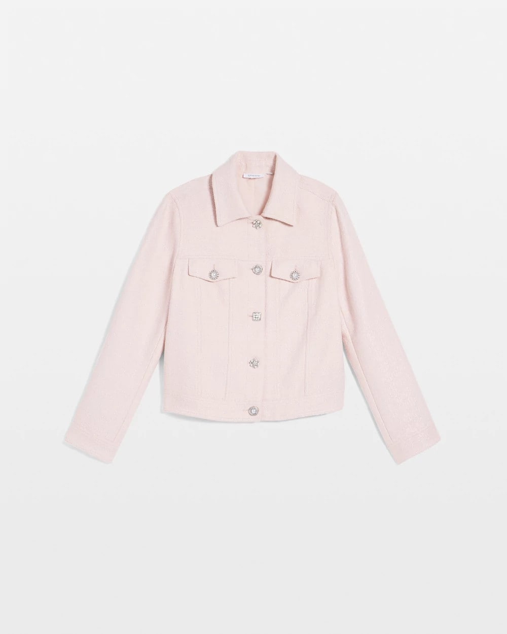 Chico's | Boucle Casual Jacket/ Blushed