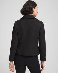 Chico's | Bouclé Peplum Jacket/ Black