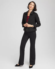 Chico's | Bouclé Peplum Jacket/ Black