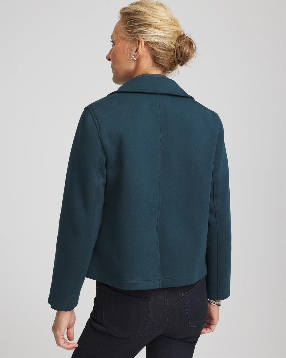 Chico's | Plush Knit Blazer/ Teal Shadow