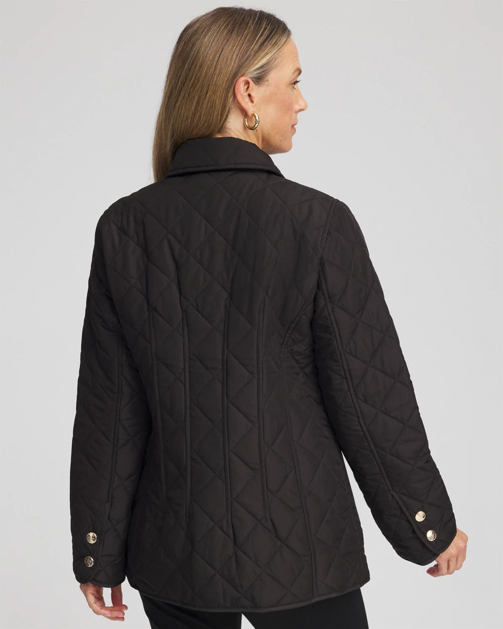 Chico's | Quilted Barn Jacket/ Black