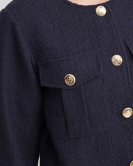 Chico's | Tweed Lady Jacket/ Midnight Waters