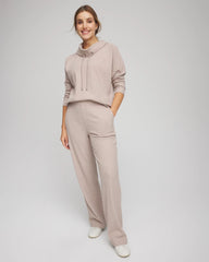 Chico's | Zenergy® Brushed Ribbed Pants/ Light Taupe Heather