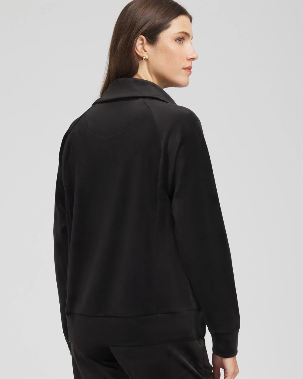 Chico's | Zenergy® Velour Pullover/ Black