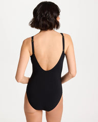 Chico's | Gottex Beyond Time V-Neck One-Piece Swimsuit/ Black