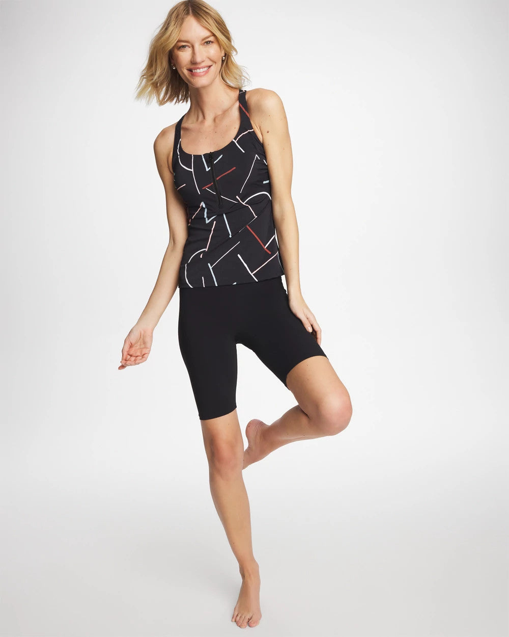 Chico's | Gottex Kai D-Cup Tankini/ Black/Multi