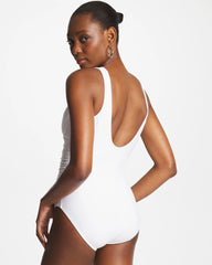 Chico's | Miraclesuit® Razzle Dazzle Swizzle One Piece/ White