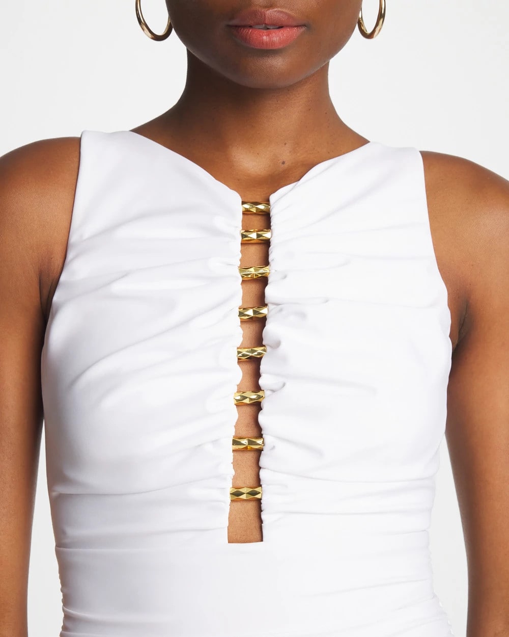 Chico's | Miraclesuit® Razzle Dazzle Swizzle One Piece/ White