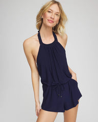 Chico's | Miraclesuit® Solid Piper Romper/ Navy
