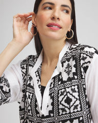 Chico's | Eyelet Swim Dress Coverup/ Alabaster