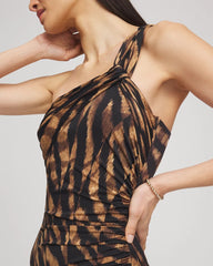 Chico's | Miraclesuit® Raya De Safari Europa One-Piece Swimsuit/ Black/Brown