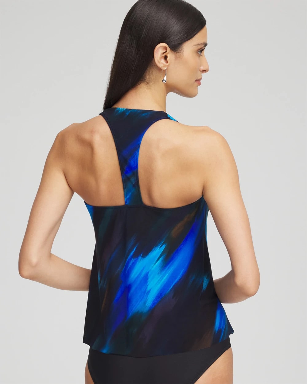 Chico's | Magicsuit® Swipe Right Tankini/ Black/Multi