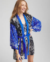 Chico's | Miraclesuit® Talavera Kimono/ Midnight And White
