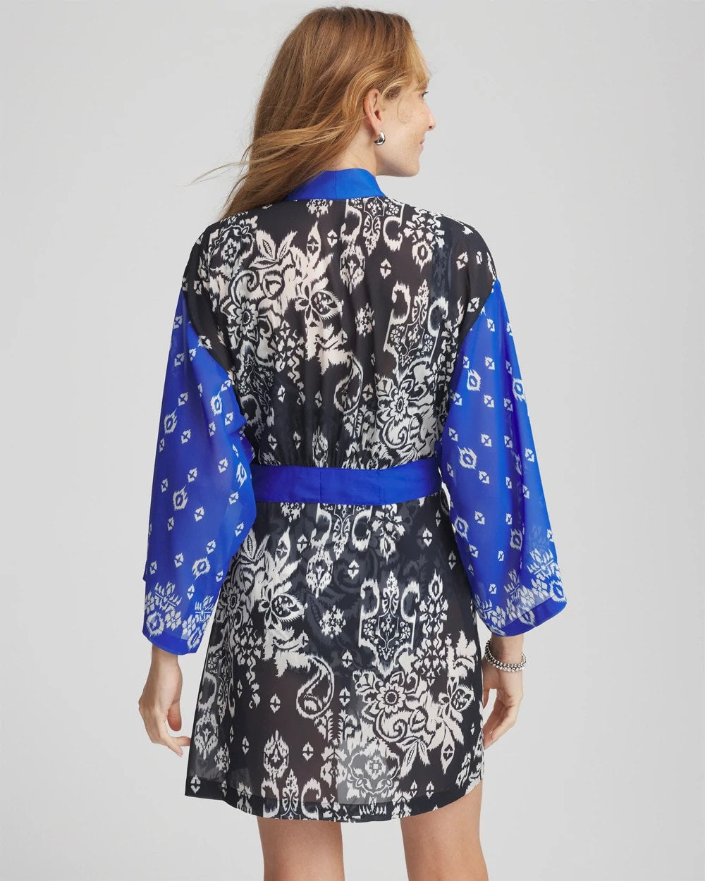 Chico's | Miraclesuit® Talavera Kimono/ Midnight And White