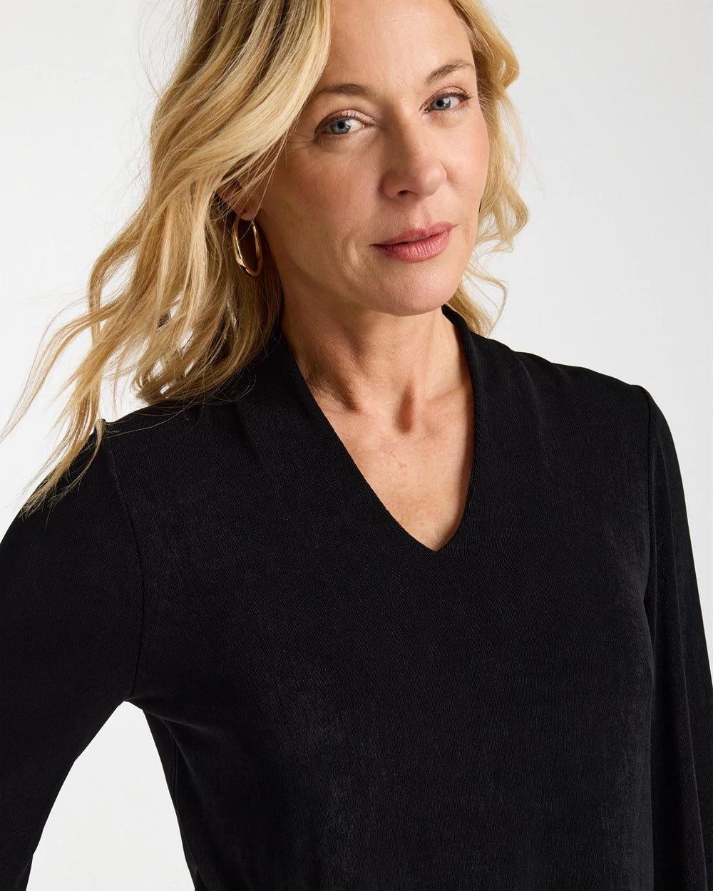 Chico's | Travelers™ V-Neck Kimono Top/ Travelers Black