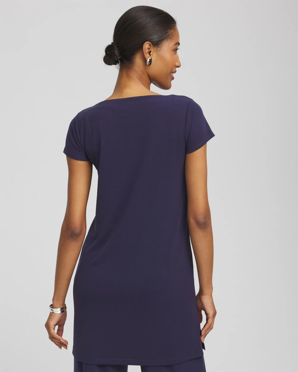 Chico's | Travelers™ Knit Tunic/ Passport Blue