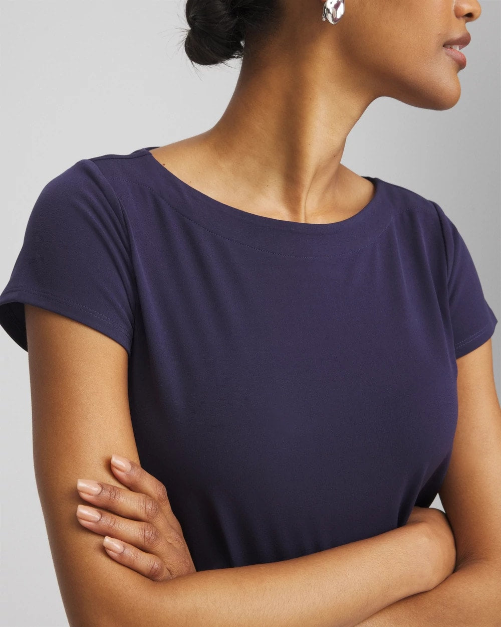 Chico's | Travelers™ Knit Tunic/ Passport Blue