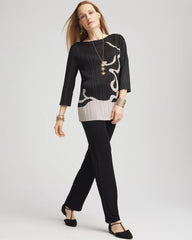 Chico's | Travelers™ Collection Pleated Top/ Travelers Black