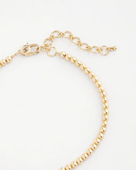 Chico's | Golden Beaded Necklace/ Gold
