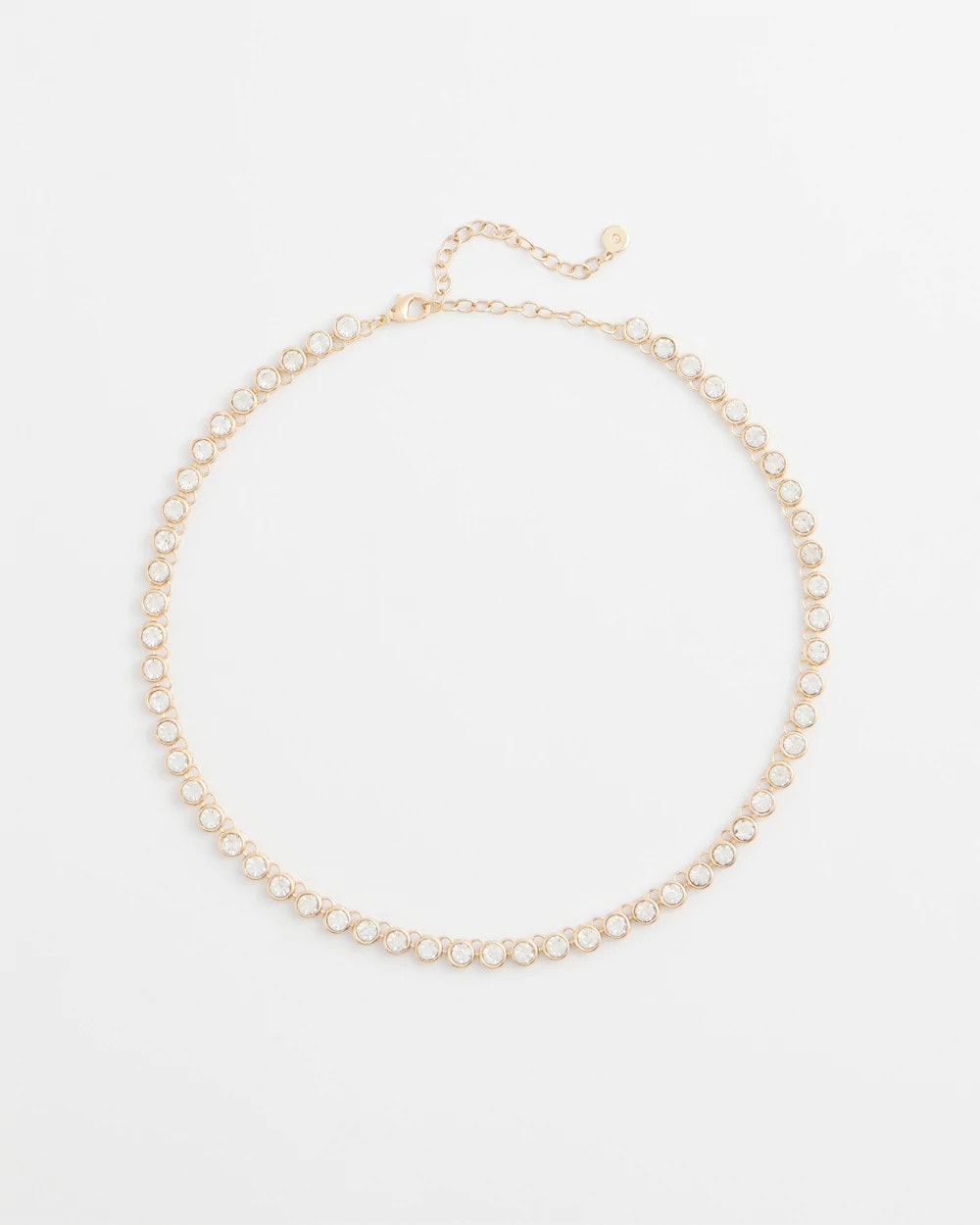 Chico's | Goldtone Tennis Necklace/ Gold
